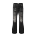 Black jeans on a white background